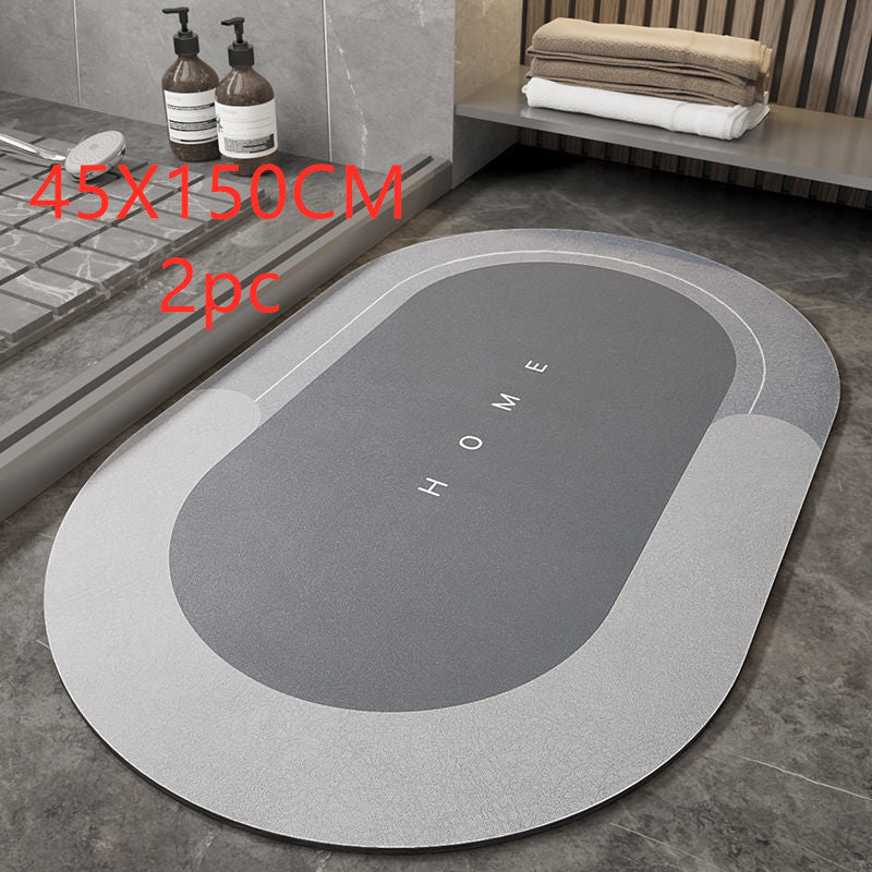 Tapis de Bain Super Absorbant en Peau de Nappa