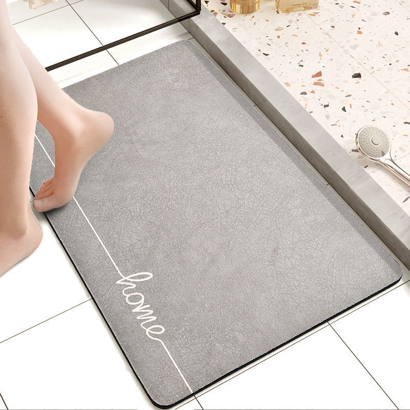 Tapis de Bain Super Absorbant en Peau de Nappa