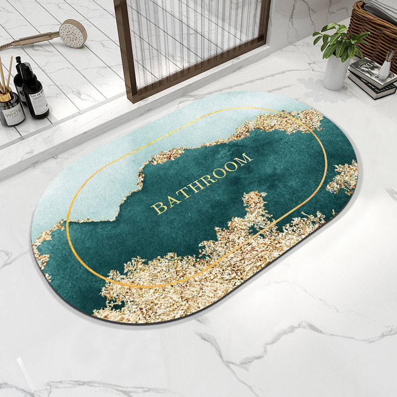 Tapis de Bain Super Absorbant en Peau de Nappa