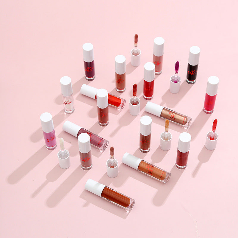 Rouge à Lèvres Cristal en Gelée – Hydratation & Brillance Miroir