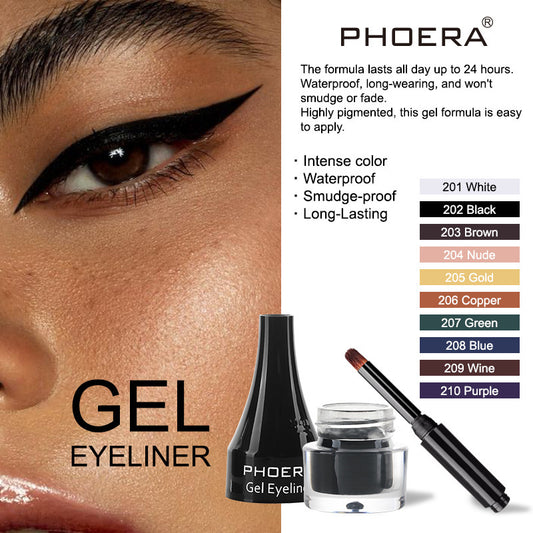 Eyeliner 10 Couleurs – Maquillage Haute Précision & Créatif